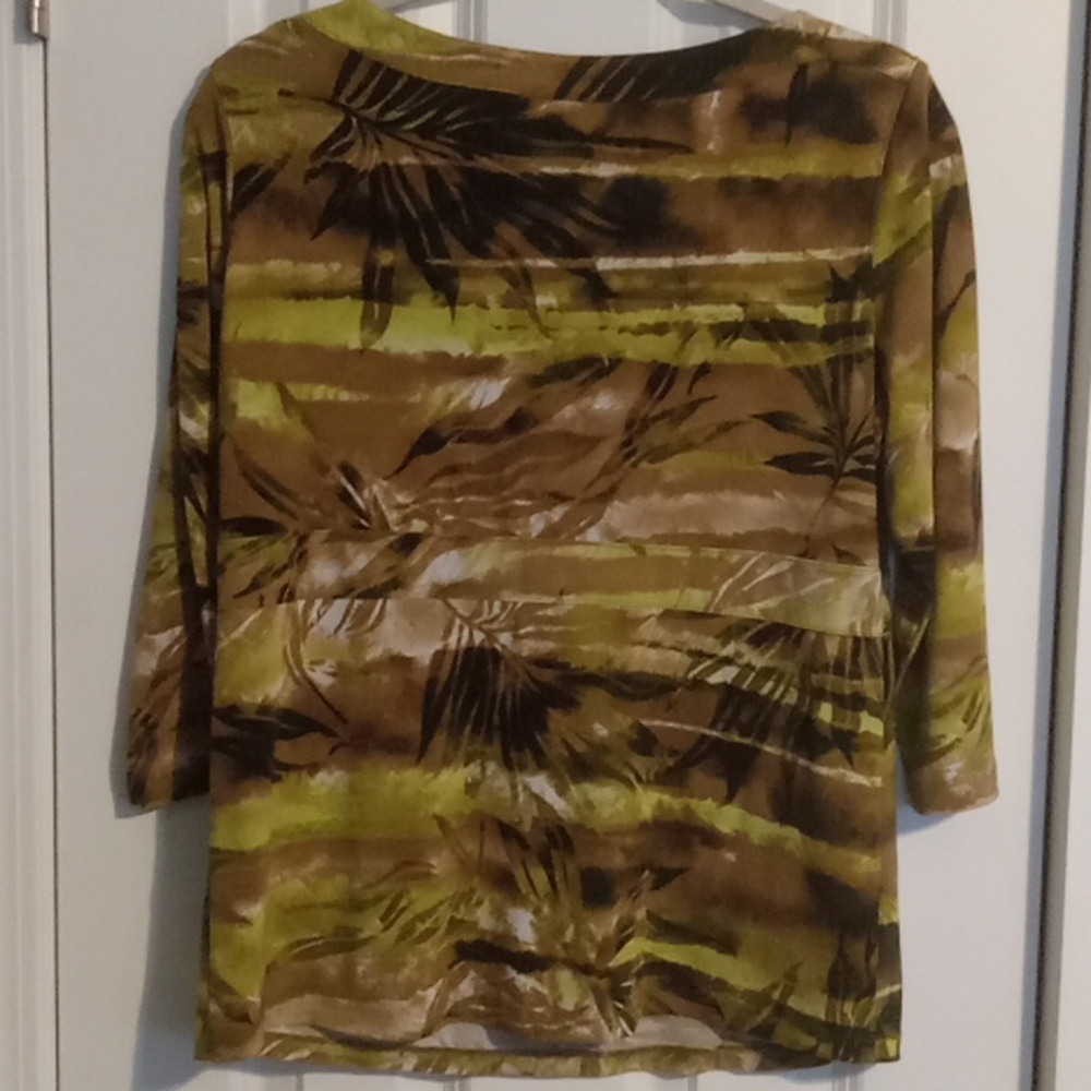 Chic Multicolor Patterned Women's Blouse - image 4